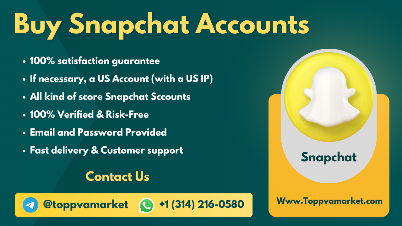 Buy Snapchat Accounts