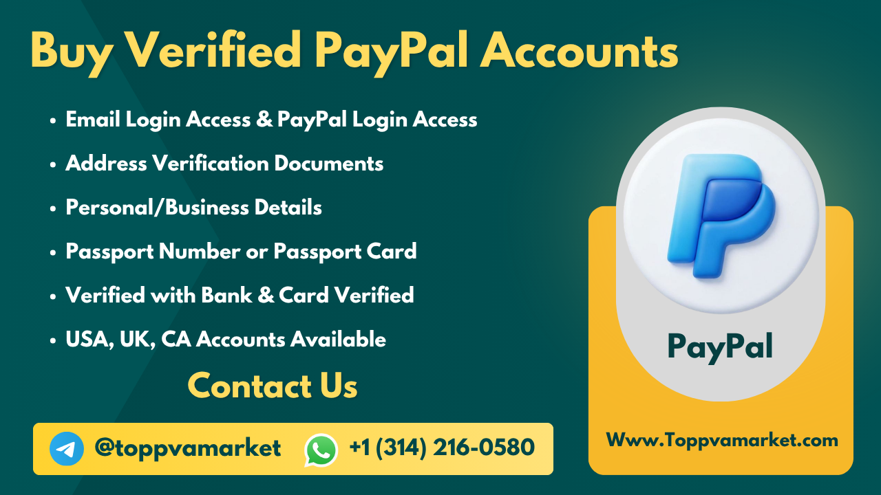 Buy Verified PayPal Accounts